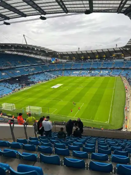 Etihad Stadium South Stand – Bortefelt utsikt