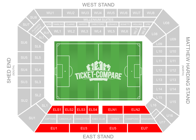 Stamford Bridge Stadion East Stand