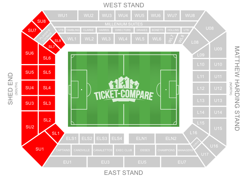 Stamford Bridge Stadion Shed End