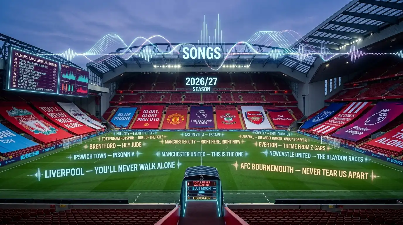 Top 20 Premier League Walkout-sanger background image
