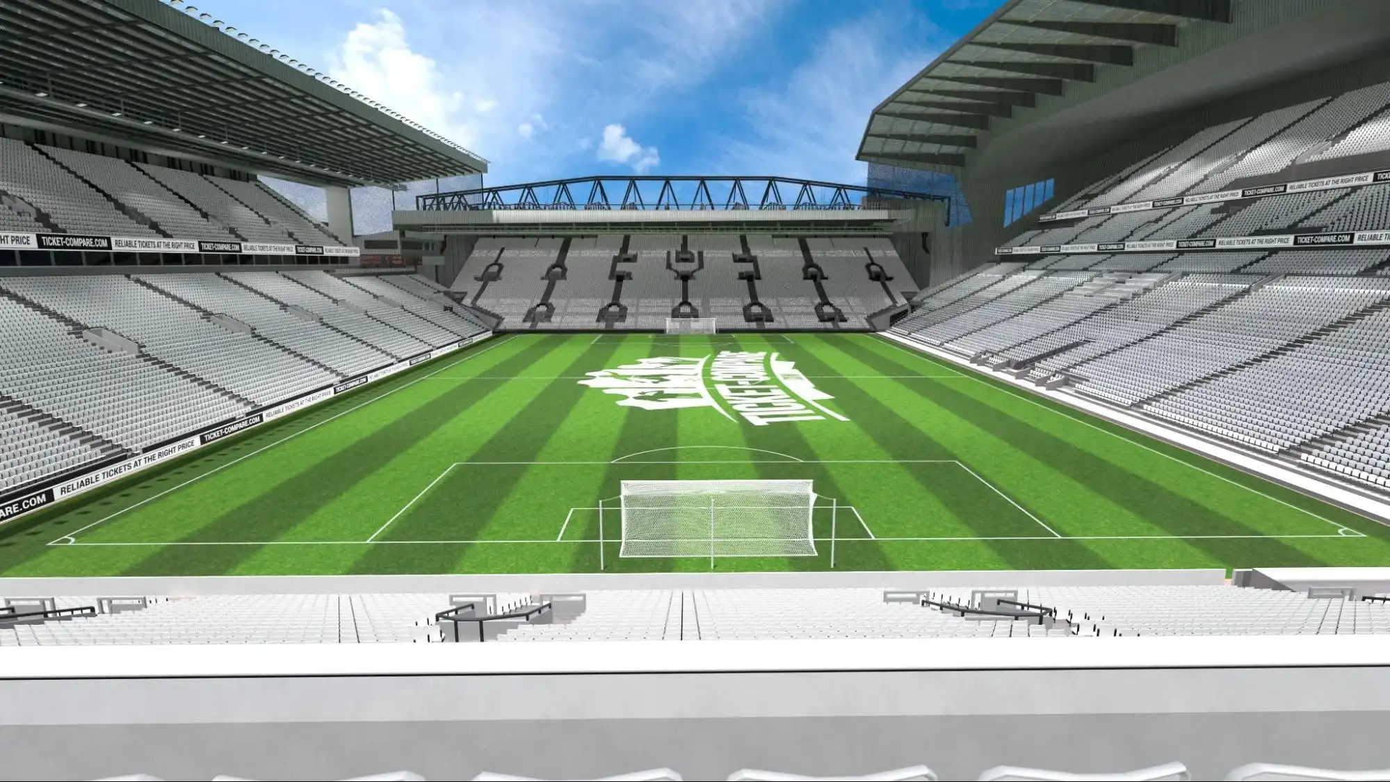 Anfield Stadium Road Stand Upper Tier utsikt