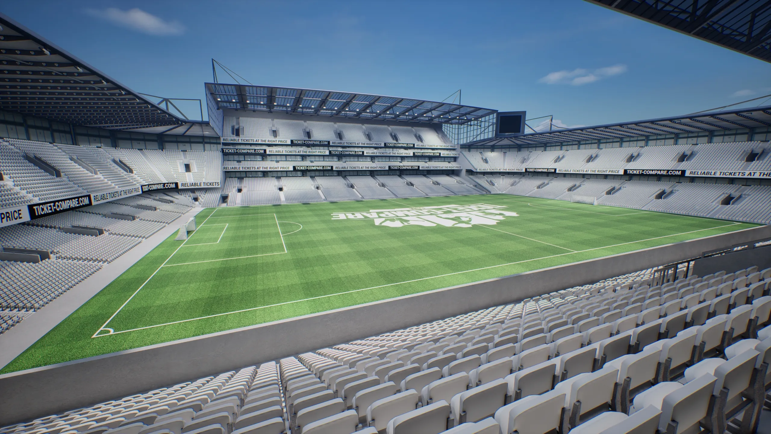 Illustration af Captains' Bar udsigt på Stamford Bridge stadion