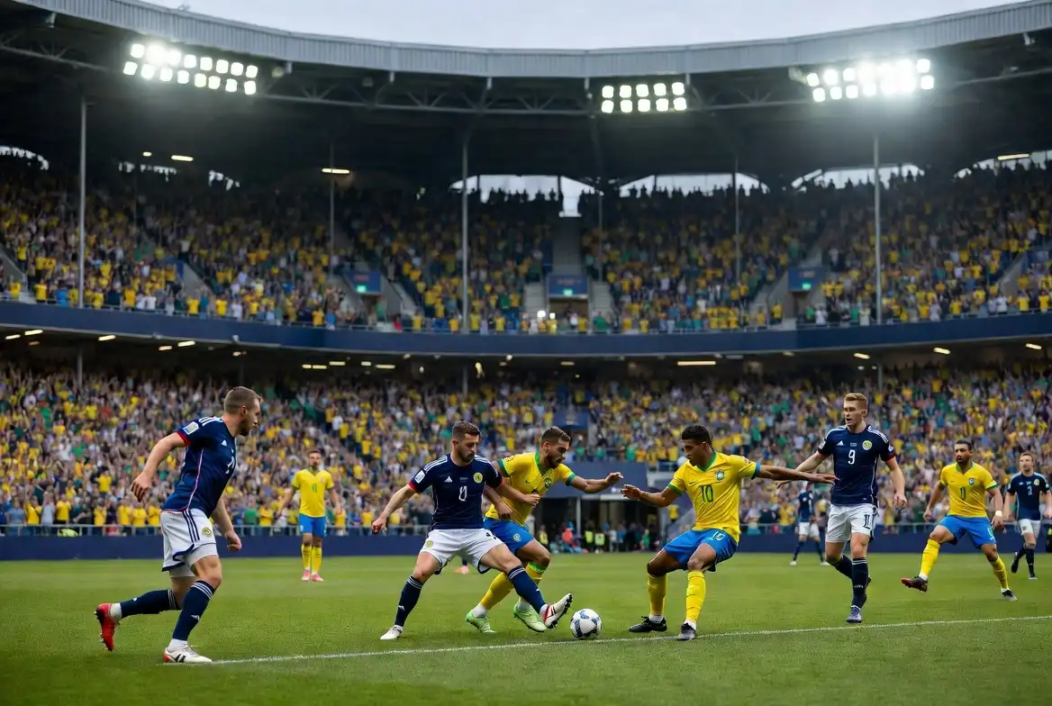 Hvordan kjøpe Skottland vs Brasil VM 2026 billetter background image