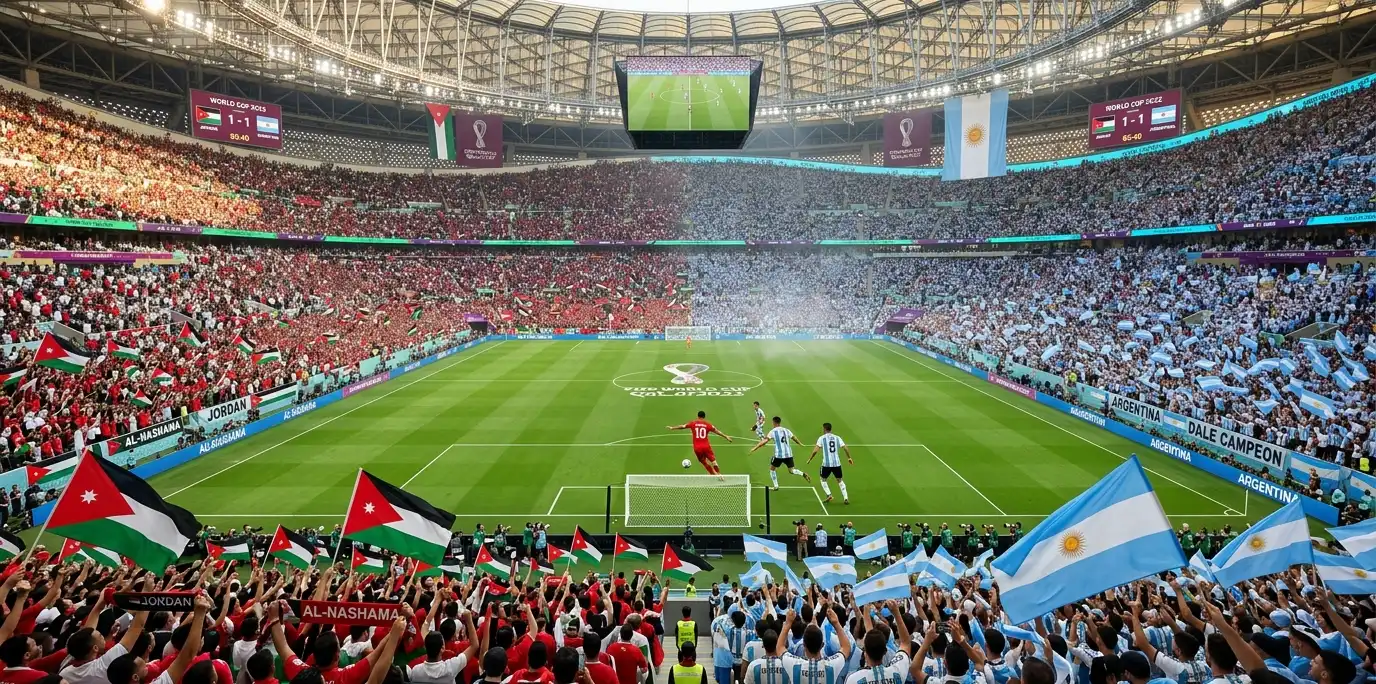 Hvordan kjøpe Jordan vs Argentina billetter til VM 2026 background image